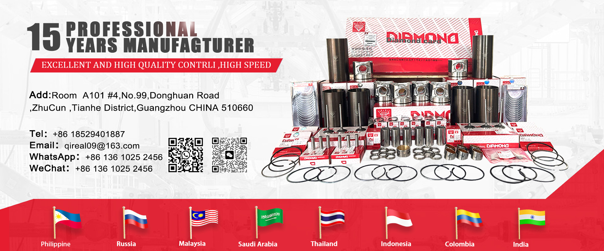 quality KOMATSU Engine Parts factory