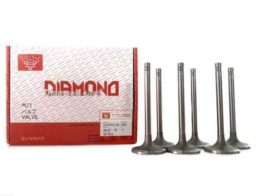 New CAT 3306 Engine Parts Exhaust Valve Intake valve 6N-9916 6N-9915 Silver Set