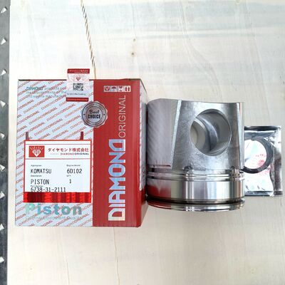 Good Quality 6D102 4D102 Engine Parts Piston With Snap Ring 6738-31-2111 3957795